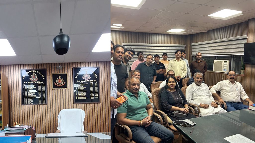 RWA-पुलिस मीटिंग (मालवीय नगर पुलिस स्टेशन)