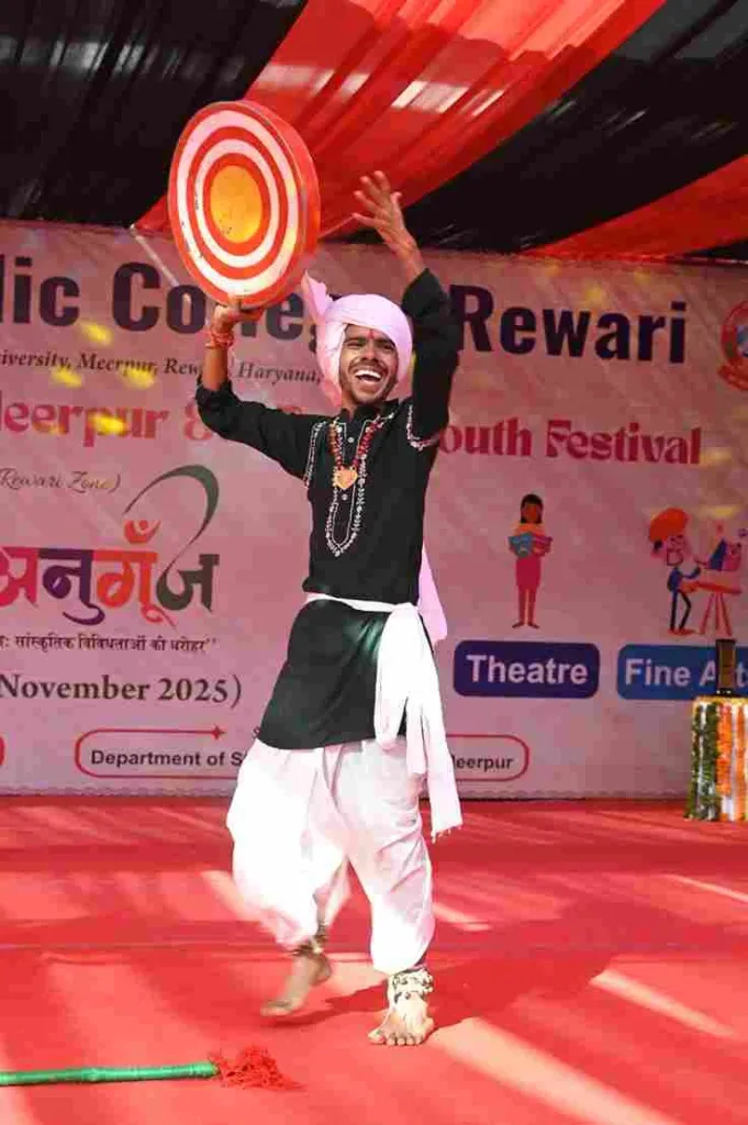 KLP College Rewari के आठवें ज़ोनल यूथ फेस्टिवल के दूसरे दिन प्रतिभा और संस्कृति का शानदार संगम