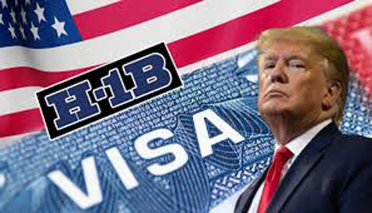 अमेरिका में एच-1बी वीजा शुल्क का विरोध
