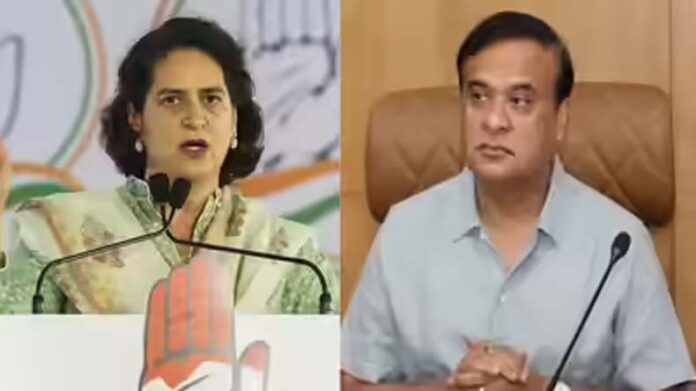 Priyanka Gandhi Vs Himanta Sarma: असम के सीएम चुनाव से पहले डर गए है, इसलिए आरोप लगा रहे: प्रियंका गांधी