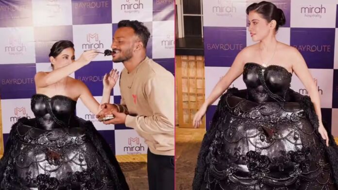 केक वाली ड्रेस पहनकर उर्फी जावेद ने उड़ाए होश, लोगों ने कर दिया बेरहमी से ट्रोल