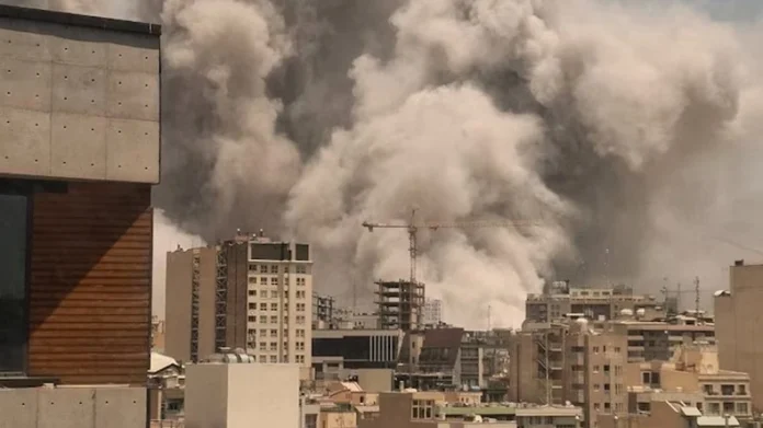 इजरायल ने तेहरान पर मिसाइलों से किया हमला