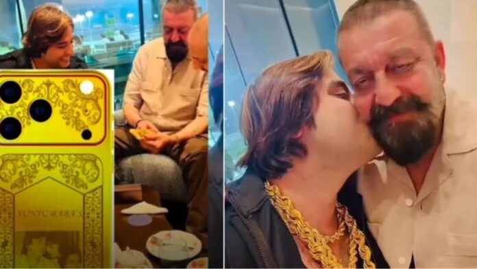 पाकिस्तानी फैन ने Sanjay Dutt को गिफ्ट किया गोल्ड प्लेटेड iPhone 17