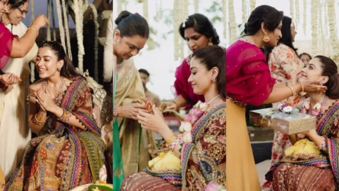 सास ने रश्मिका को पहनाईं खानदानी चूड़ियां, वायरल हुईं अनदेखी तस्वीरें