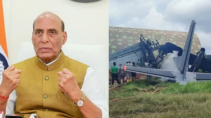 बलिदान हुए एयरफोर्स के पांच जवानों पर रक्षा मंत्री राजनाथ सिंह ने दुःख जताया