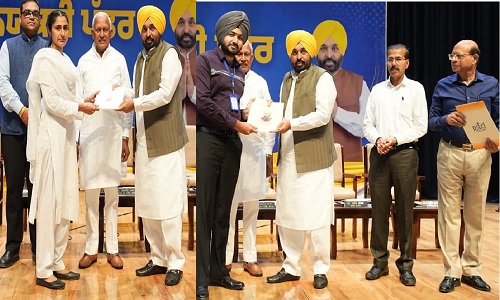 CM भगवंत मान ने पीएसपीसीएल में नियुक्त 665 युवाओं को नियुक्ति पत्र सौंपे