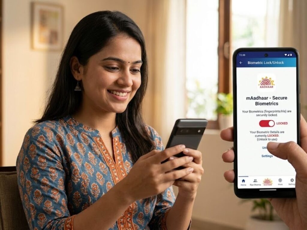 फोन से ही लॉक और अनलॉक करें आधार बायोमेट्रिक, जानें UIDAI का आसान तरीका