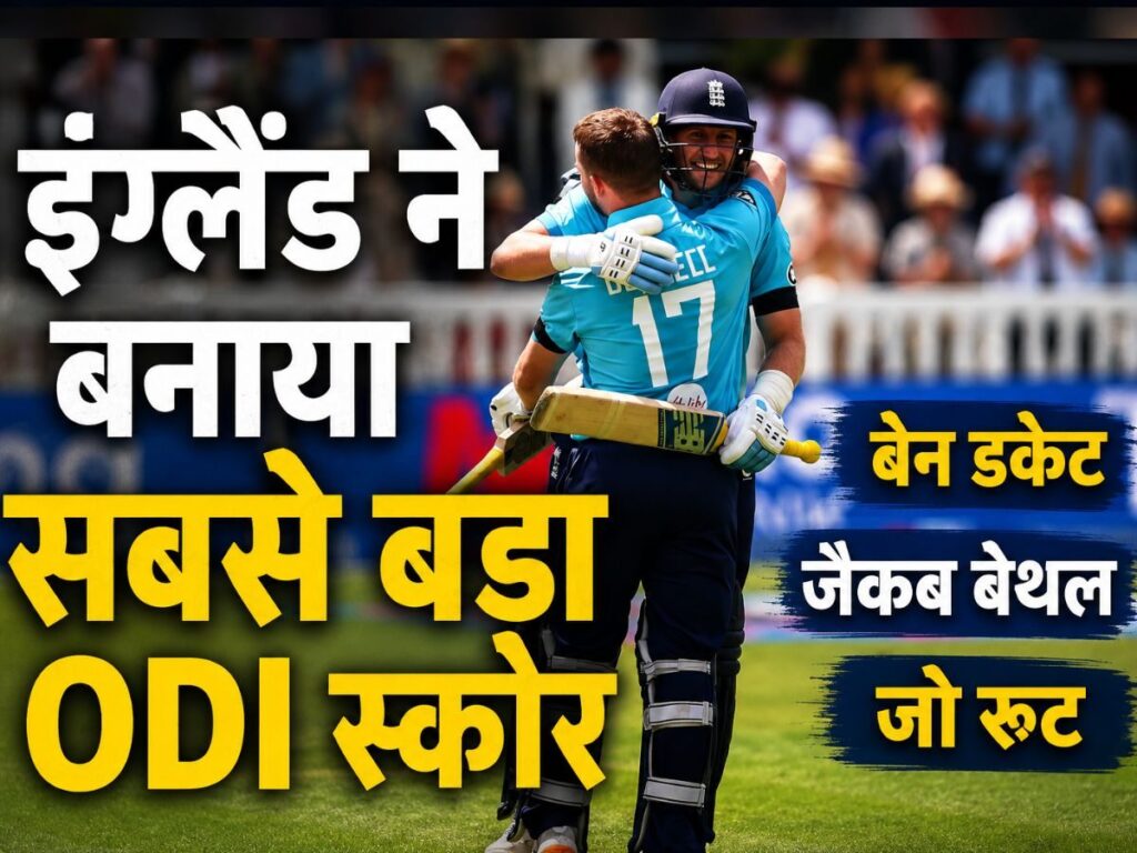Ind vs Eng: डकेट-बेथल ने भारत के खिलाफ मचाई तबाही, इंग्लैंड ने तोड़ा सबसे बड़े स्कोर का रिकॉर्ड, रखा पहाड़ जैसा लक्ष्य | Others