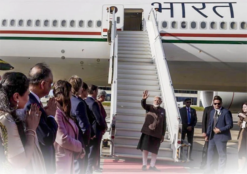 प्रधानमंत्री मोदी आस्ट्रेलिया से न्यूजीलैंड के लिए रवाना