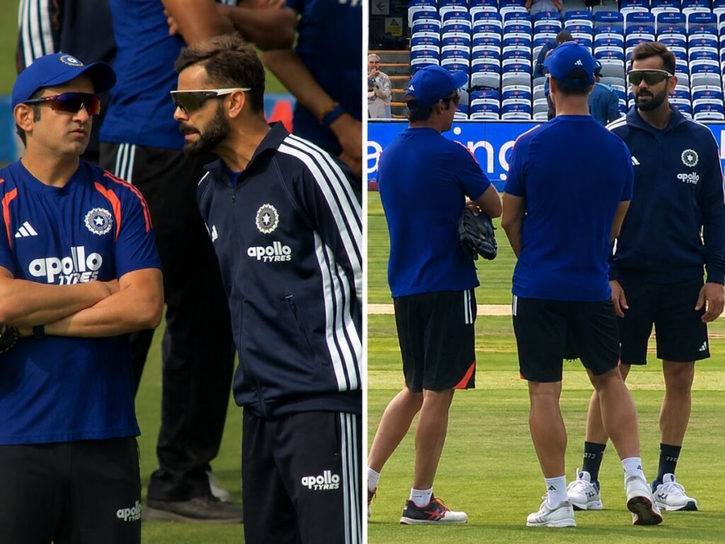 Virat-Gambhir Video: गंभीर और विराट कोहली का लॉर्ड्स में दिखा ब्रोमांस, कौन कहता है बातचीत बंद है, देखिए वीडियो | Sports