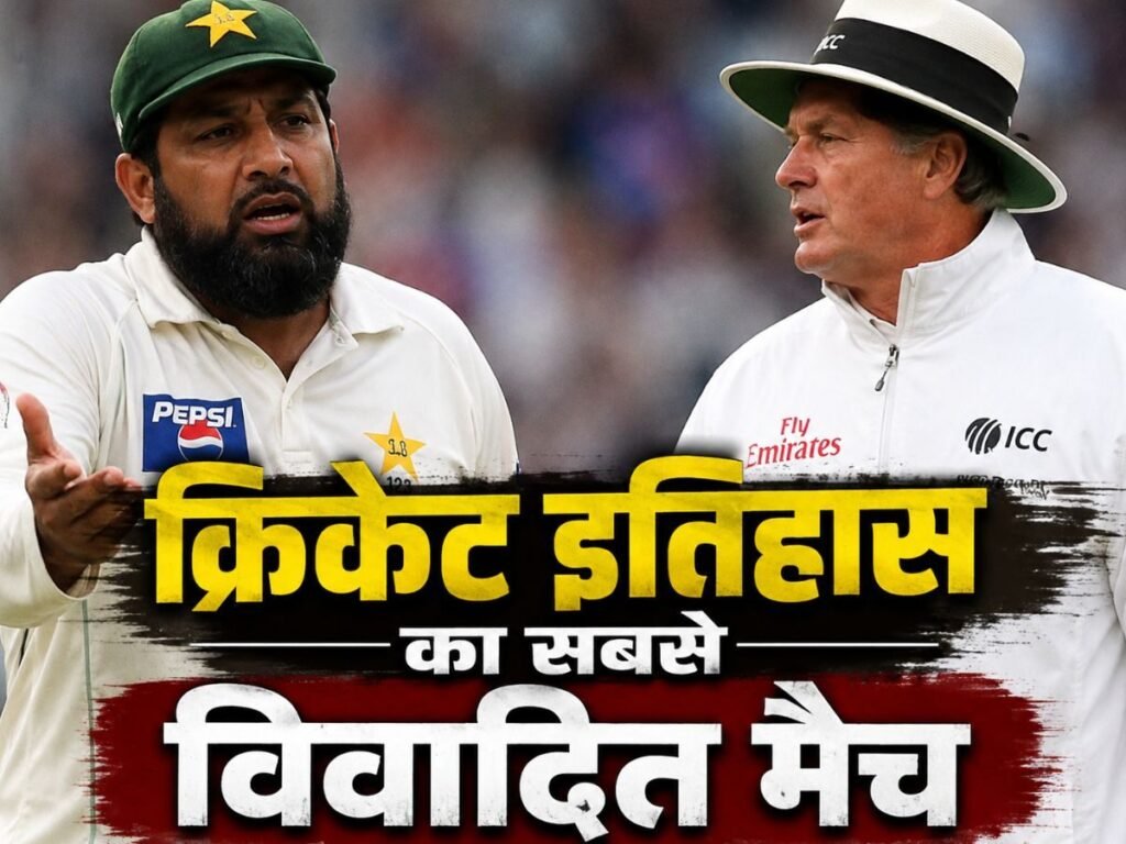 क्रिकेट इतिहास का सबसे बवाली मैच, अंपायर पर प्रतिबंध, पाकिस्तान का कप्तान सस्पेंड, ज्यादा रन बनाकर भी हारी टीम | Sports
