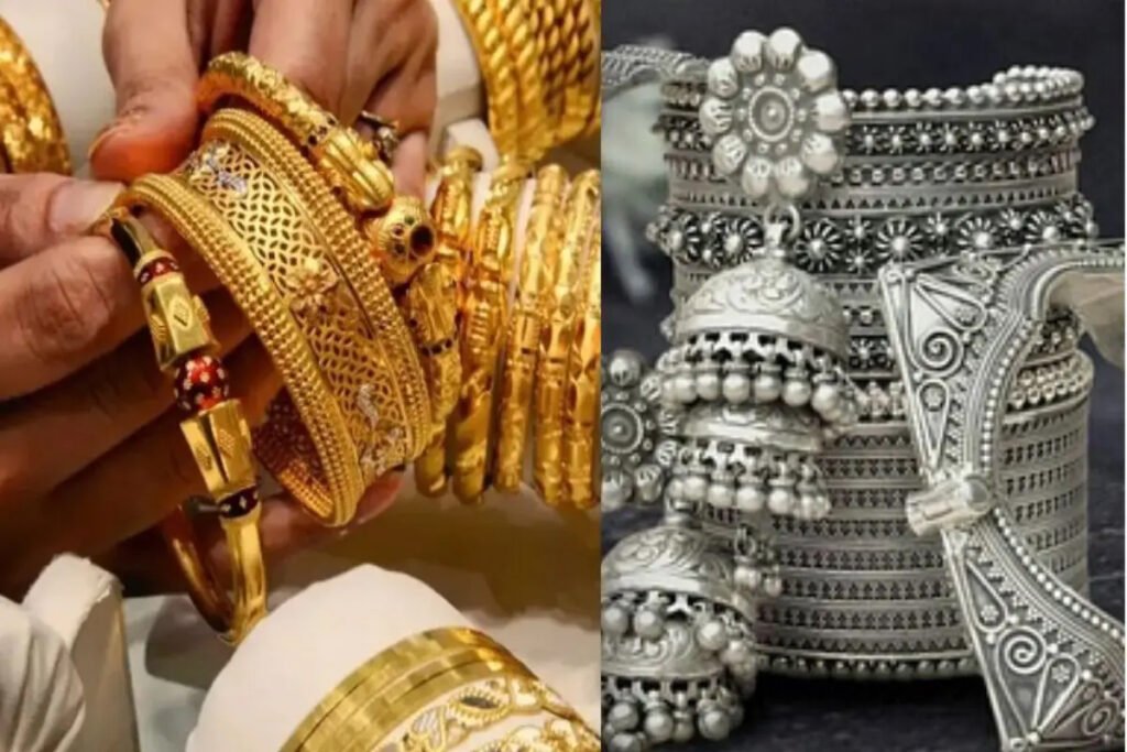 हफ्तेभर में सोना-चांदी की कीमतों में आई बड़ी गिरावट, जानें कितने गिरे दाम