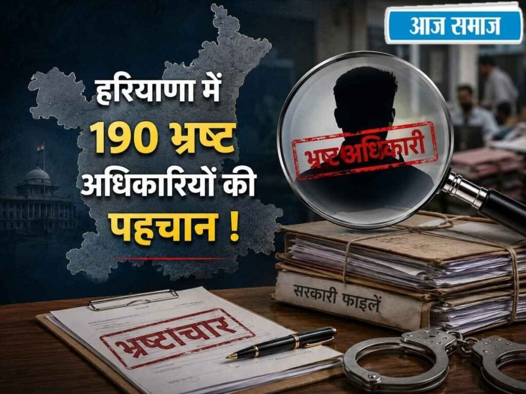 Haryana ACB Action: हरियाणा में रिश्वत लेने वालों की खैर नहीं ! ACB ने तैयार की 190 भ्रष्ट अधिकारियों की लिस्ट | Haryana