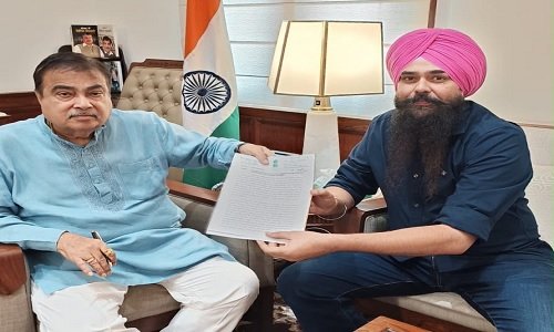AAP सांसद मालविंदर सिंह कंग ने केंद्रीय मंत्री नितिन गडकरी से की मुलाकात