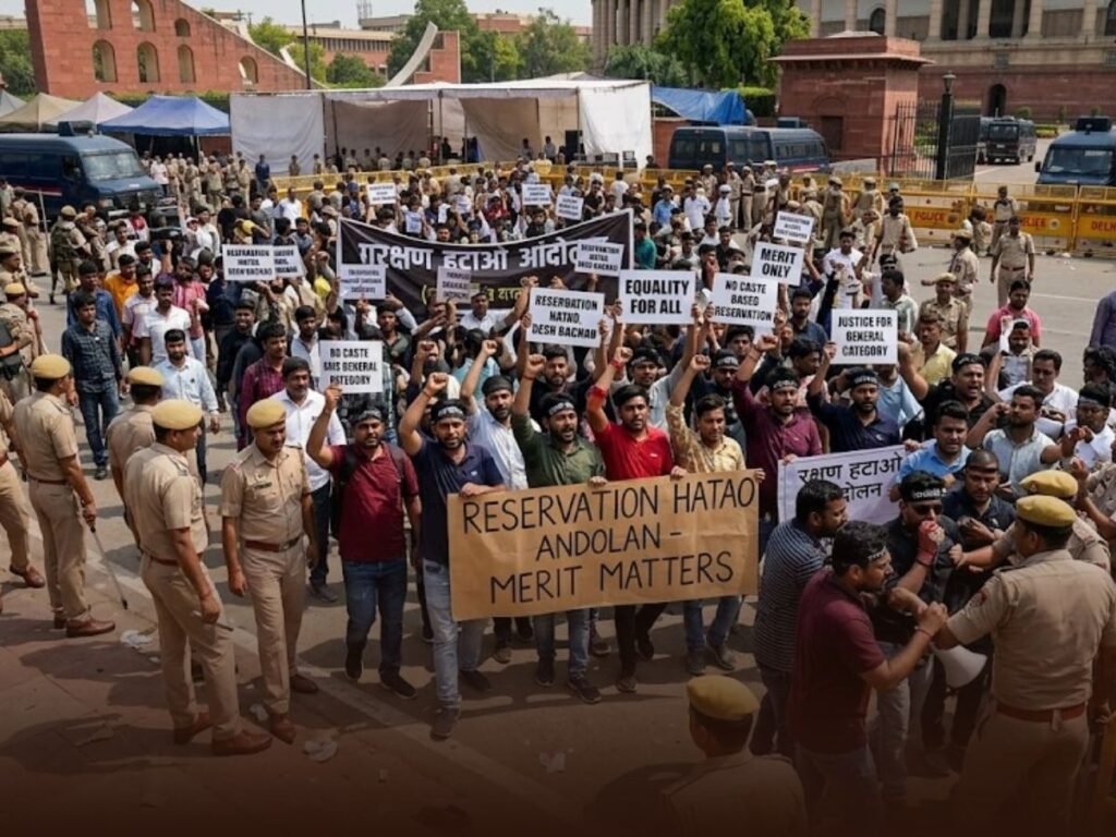 जंतर-मंतर पर फिर होगा बवाल! आएगी Gen Z की बाढ़; लेकिन ‘आरक्षण हटाओ आंदोलन’ पर दिल्ली पुलिस भी है तैयार