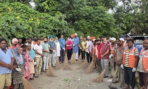 राज्य-स्तरीय सफाई अभियान की शुरूआत; मंत्रियों,