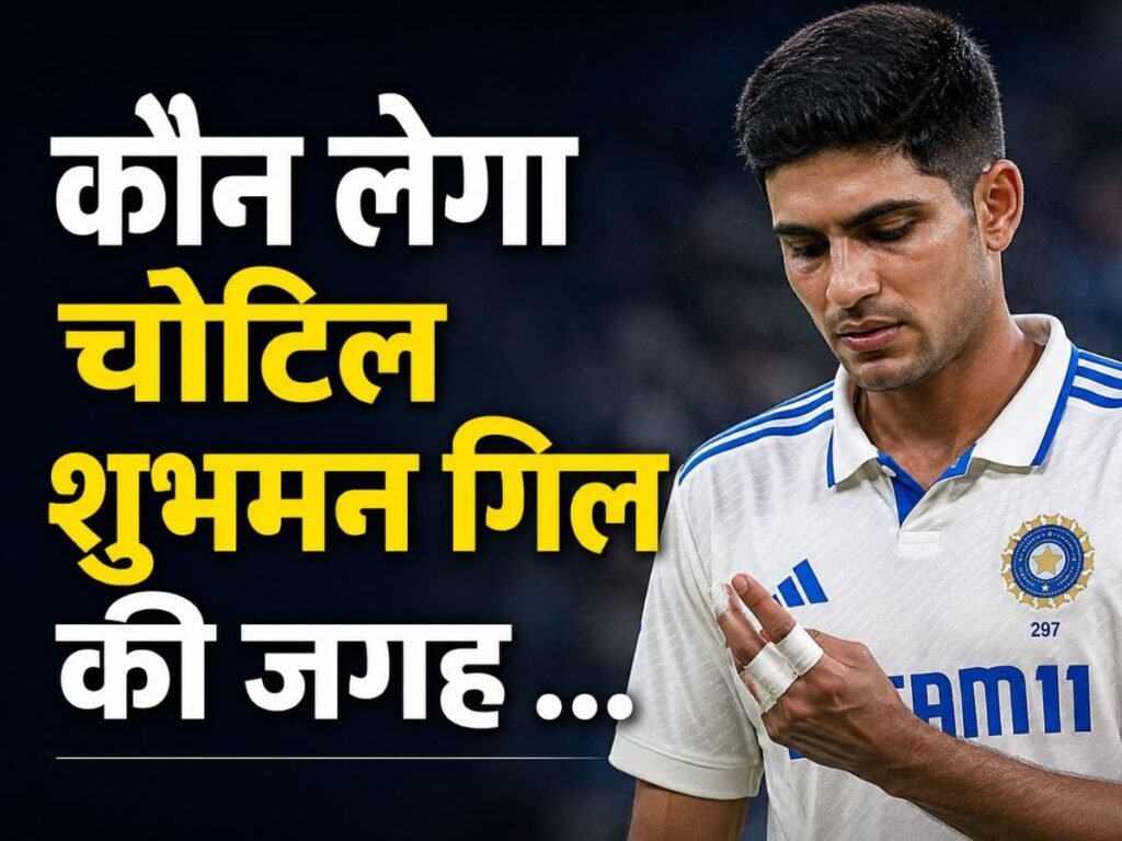 शुभमन गिल फिर चोटिल, पहले टेस्ट से बाहर हुए तो कौन लेगा उनकी जगह? 3 खिलाड़ी रेस में | Sports