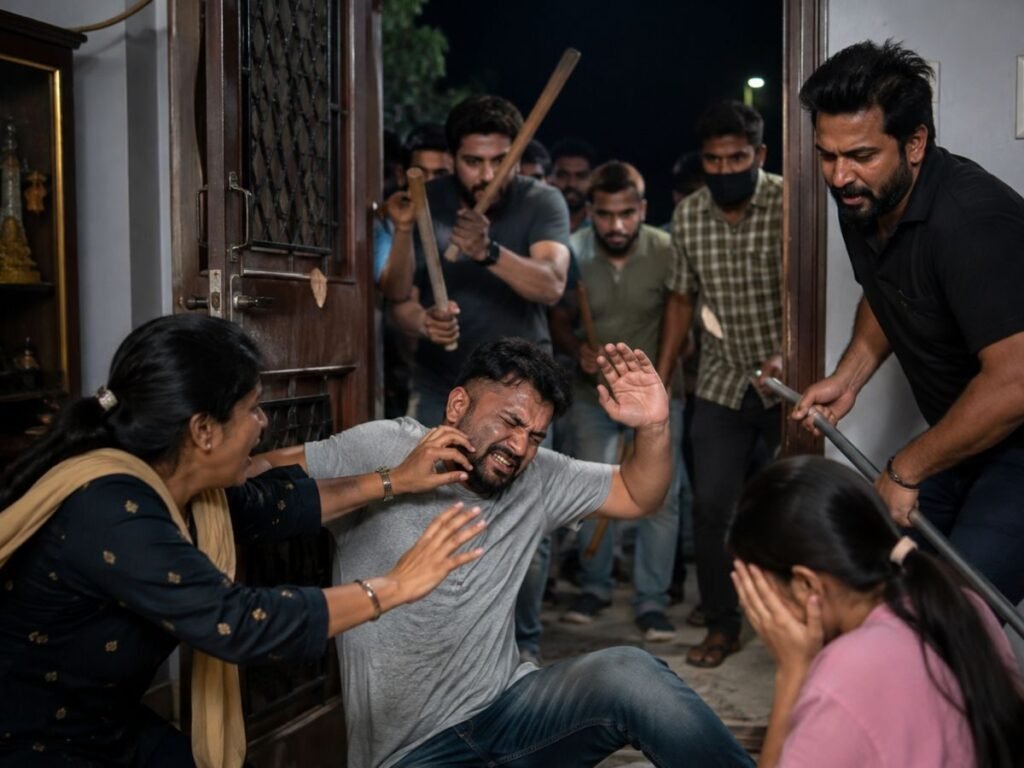 Gurugram Crime news : गुरुग्राम में बदमाशों के हौसले बुलंद, 20-25 हथियारबंद हमलावरों ने मचाया आतंक, घर में घुसकर परिवार पर हमला
