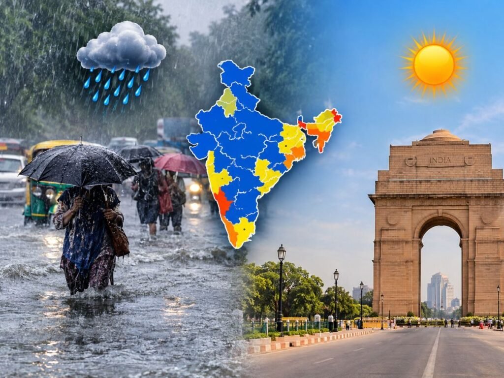 IMD Alert Weather Today: 17 राज्यों में बारिश, गरज-चमक और तेज हवाओं का अलर्ट, दिल्ली, पंजाब, हरियाणा समेत इन राज्यों में यलो अलर्ट