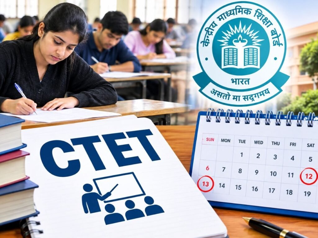CTET 2026 Exam Date: दिसंबर में होगी परीक्षा, CTET के लाखों अभ्यर्थियों के लिए बड़ी खबर, एडमिट कार्ड कब आएगा? नोट करें तिथि | Sarkari Naukri