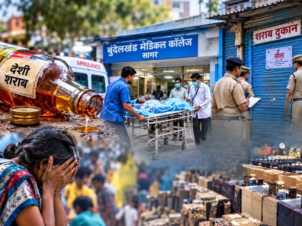 सागर शराब कांड: मौत का आंकड़ा 12 पहुंचा, 35 से ज्यादा बीमार, यूपी कनेक्शन की जांच तेज | National