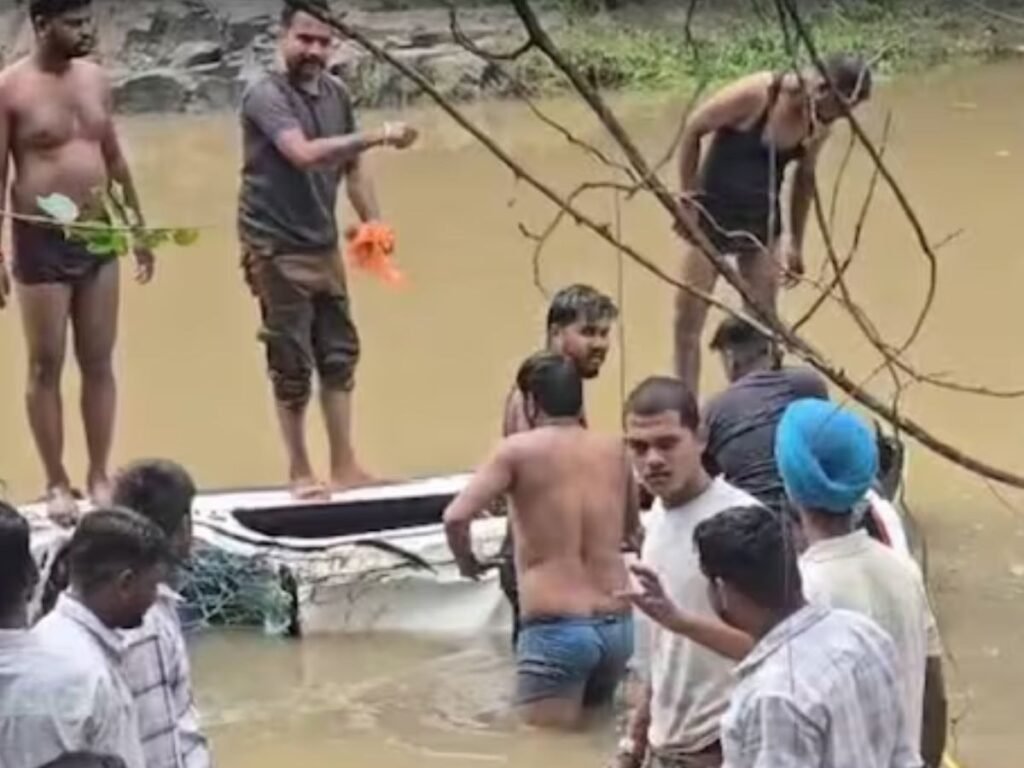 मध्य प्रदेश में दर्दनाक हादसा, माता का दर्शन करने गया पूरा परिवार नाले में बहा, 8 लोगों की मौत