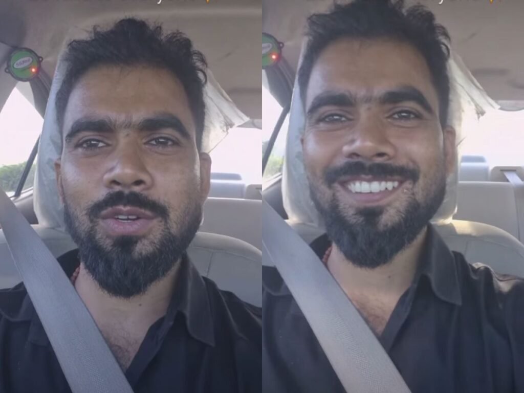 पीछे सोता रहा ड्राइवर, यात्री ने किया कुछ ऐसा; वायरल वीडियो देख हर किसी के उड़े होश
