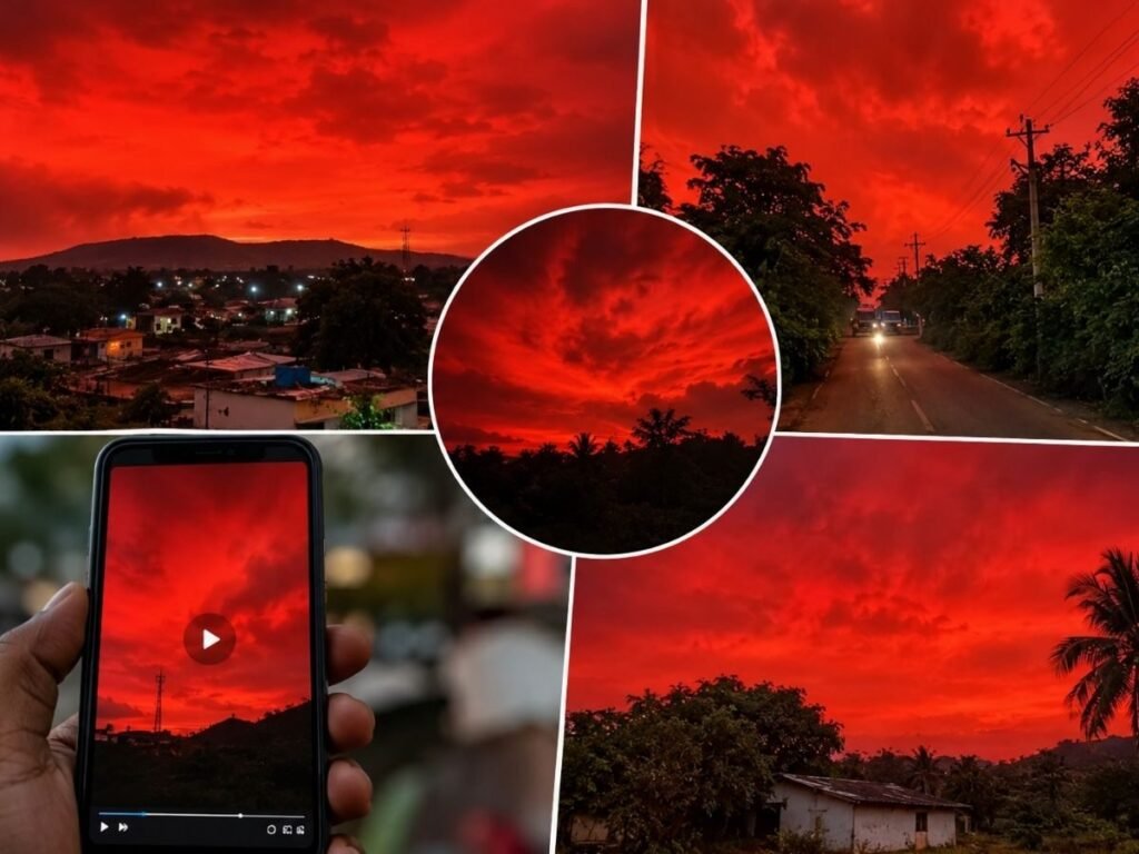 Watch Viral Video: छत्तीसगढ़ में ‘खूनी आसमान’ का डरावना दृश्य, सोशल मीडिया पर वायरल, जानिए क्या है इसके पीछे का राज | National