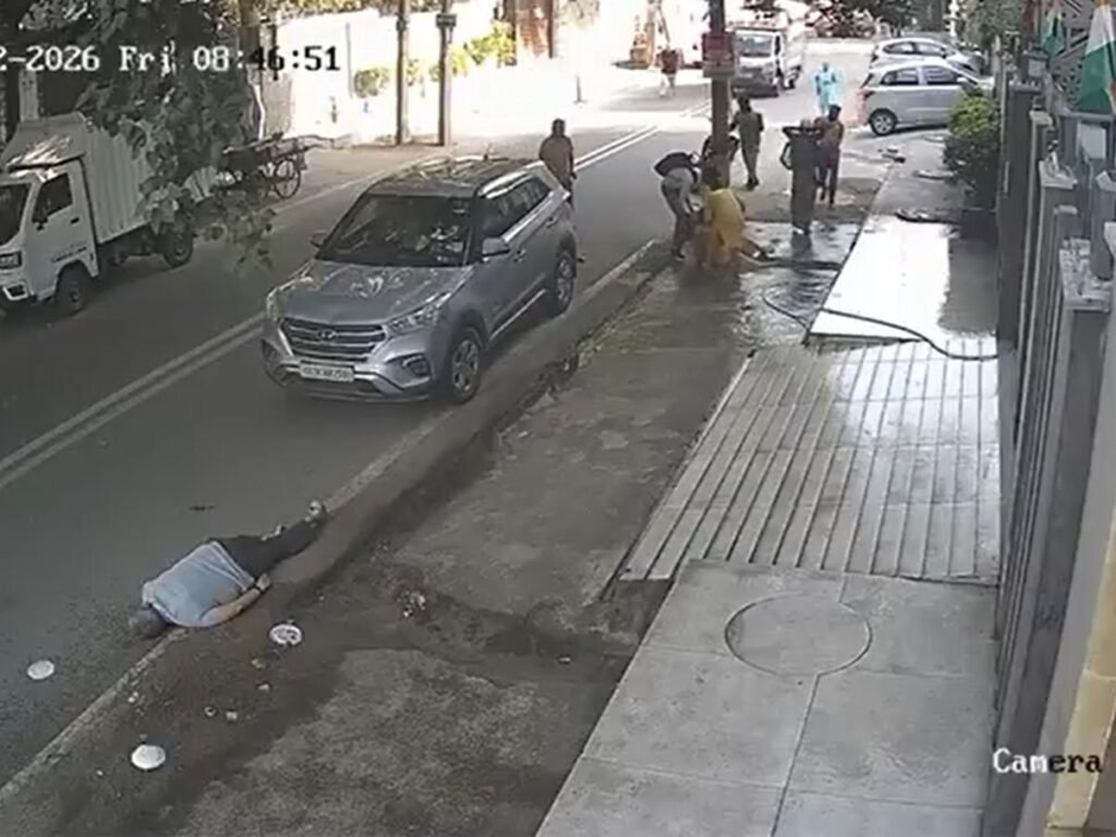 कीर्ति नगर में बुजुर्ग दंपत्ति को क्रेटा कार ने उड़ाया, वायरल CCTV फुटेज में दिखी खौफनाक घटना