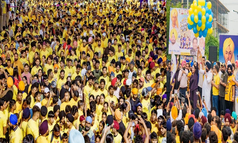 अमृतसर में ‘यूथ रन पंजाब 2026’ में नशा-मुक्त और रंगला पंजाब का संदेश देने के लिए हजारों युवाओं ने लगाई दौड़